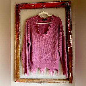 Cute Distressed Sweater